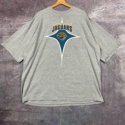 90s Light Gray Jacksonville Jaguars Football Starter Graphic Shirt XXL 1048