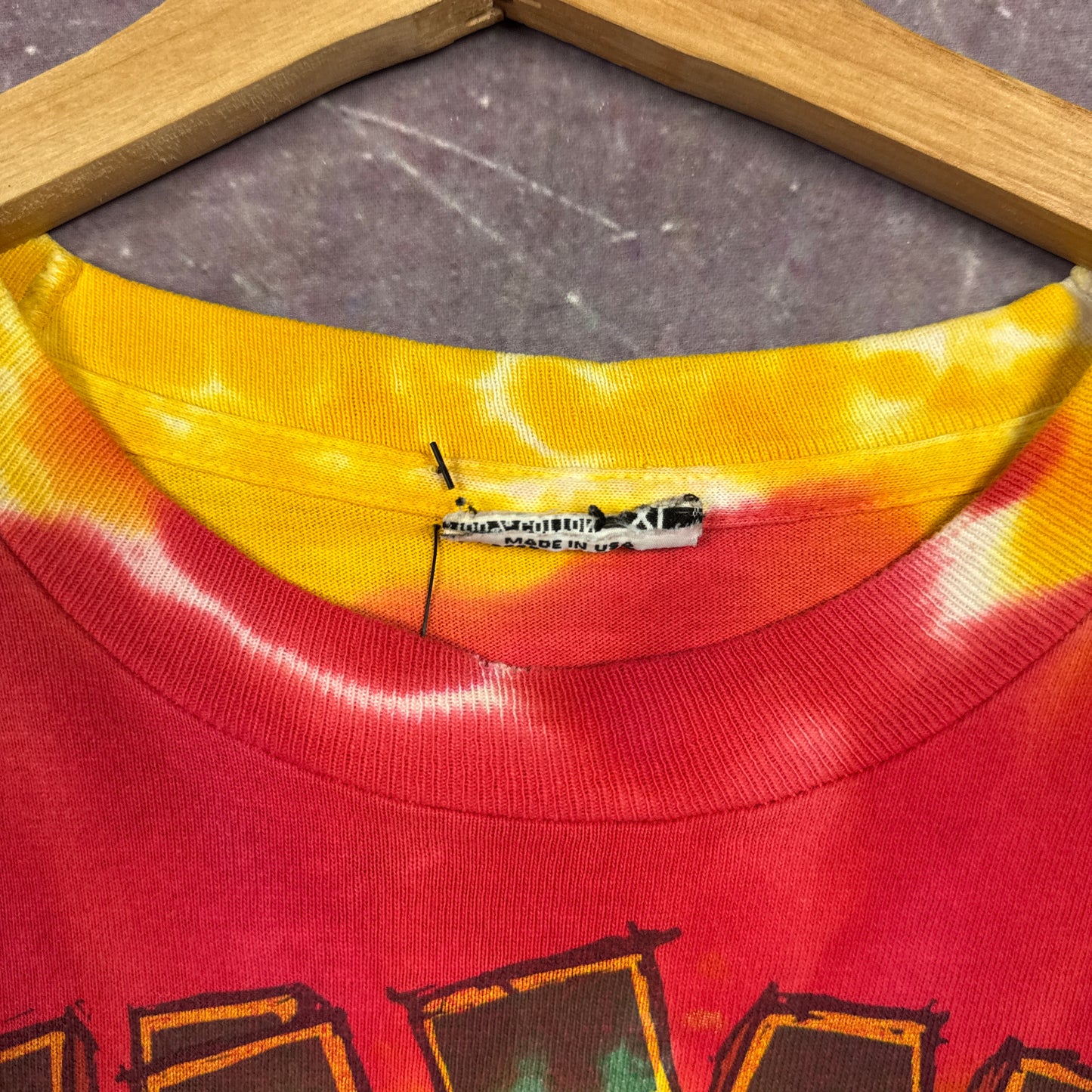 1996 Tie-Dye Lithuania Basketball Shirt 3293