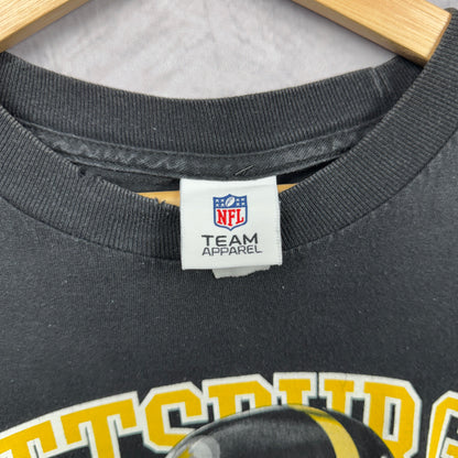90s Black Pittsburgh Steelers Shirt 4188