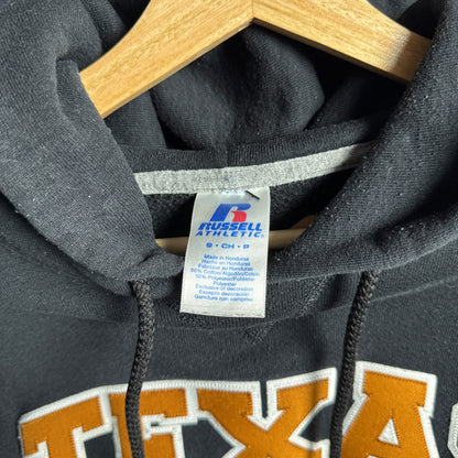 00s Black Russell Texas Longhorns Hoodie 4437
