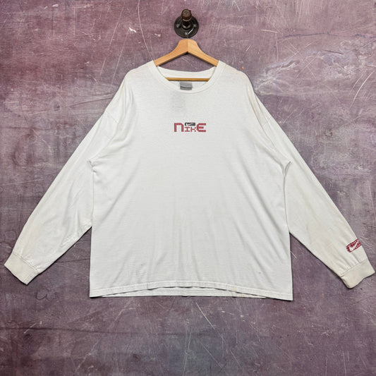 00s White Nike Long Sleeve Shirt 3669