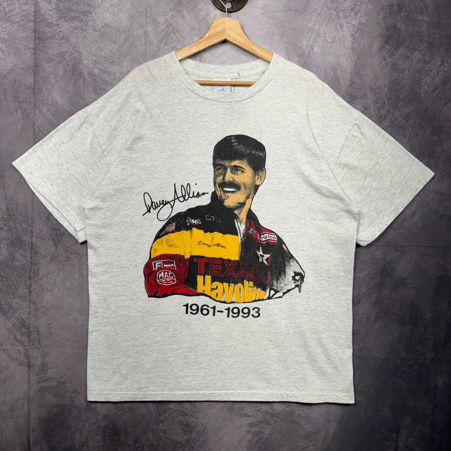 90s Grey Davey Allison Shirt 3878