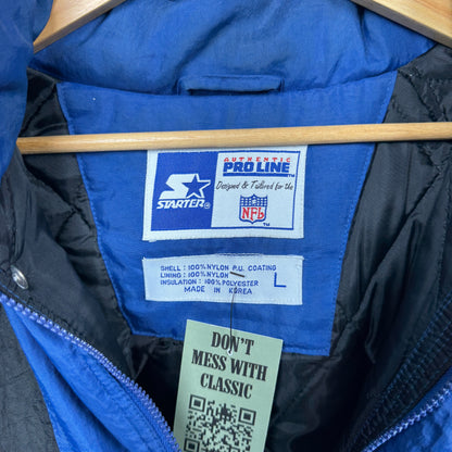 90s Blue Dallas Cowboys Starter Jacket 4086