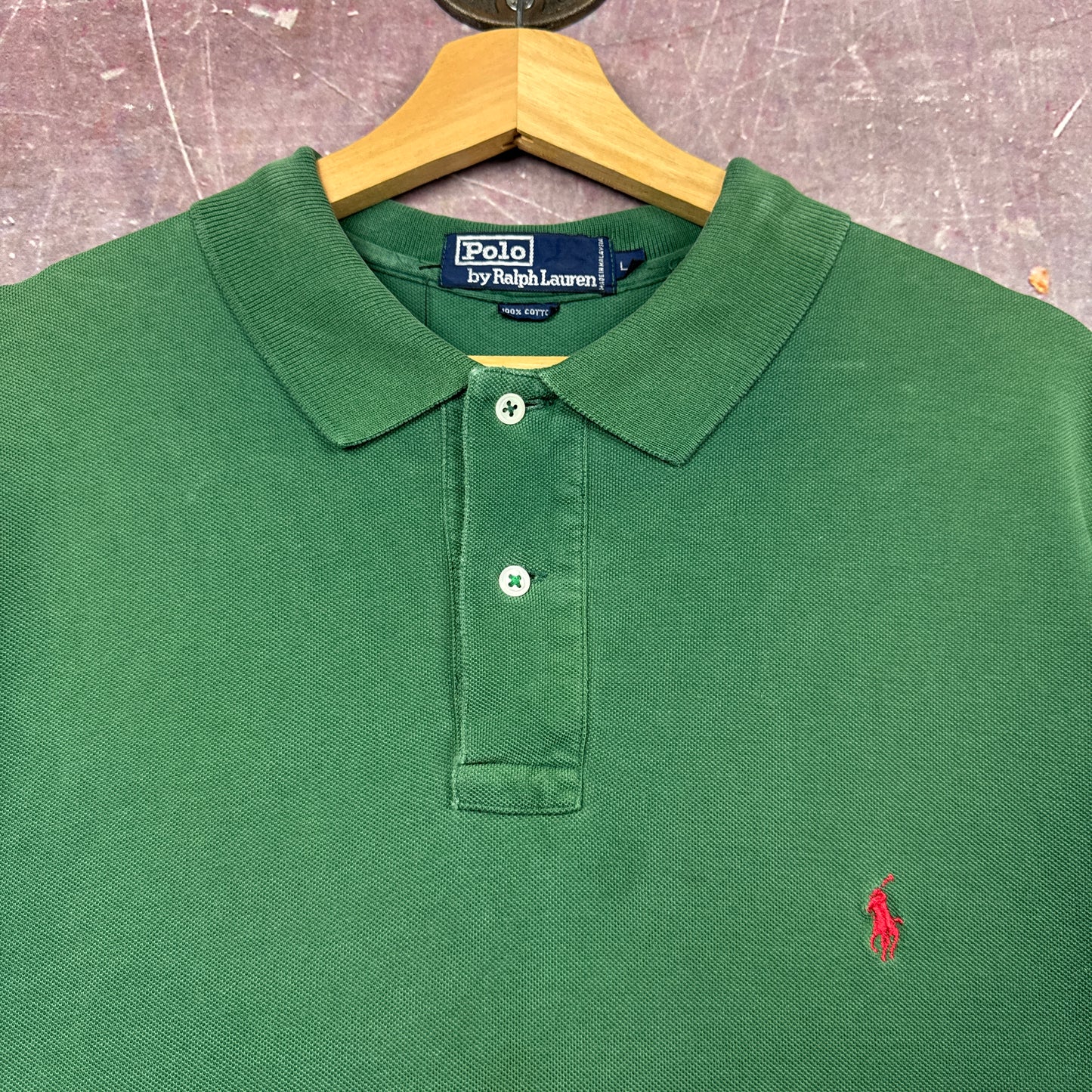 90s Green Polo Ralph Lauren Shirt 3720