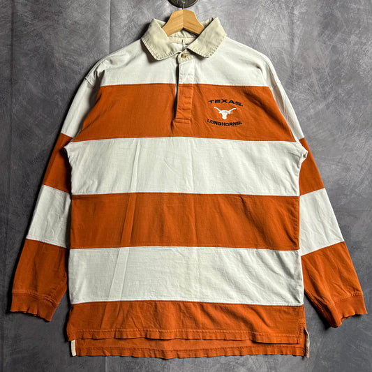 90s Multi Color Texas Longhorns Rugby Shirt 4504