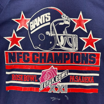 80s Blue New York Giants Shirt 4157