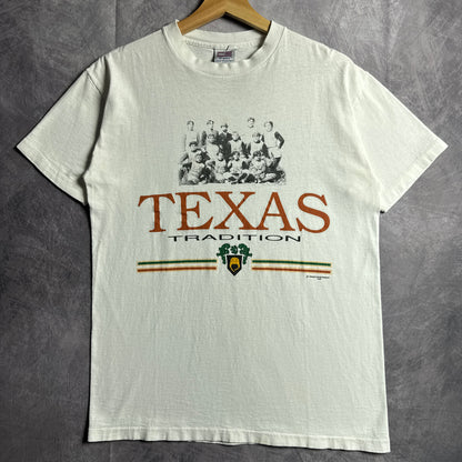 90s White Texas Longhorns Tradition Shirt 4508