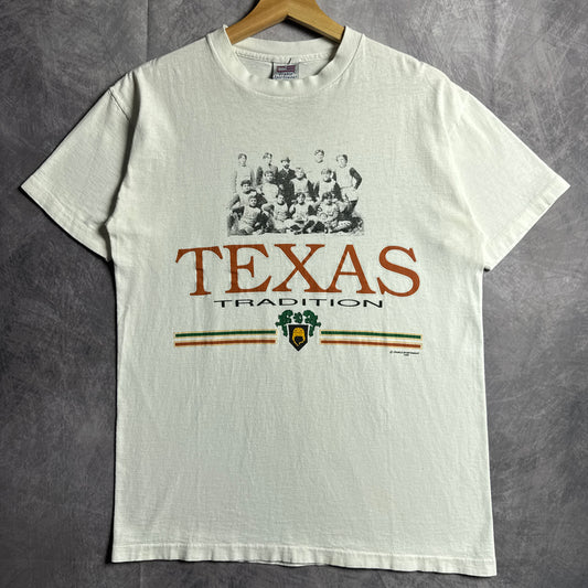 90s White Texas Longhorns Tradition Shirt 4508