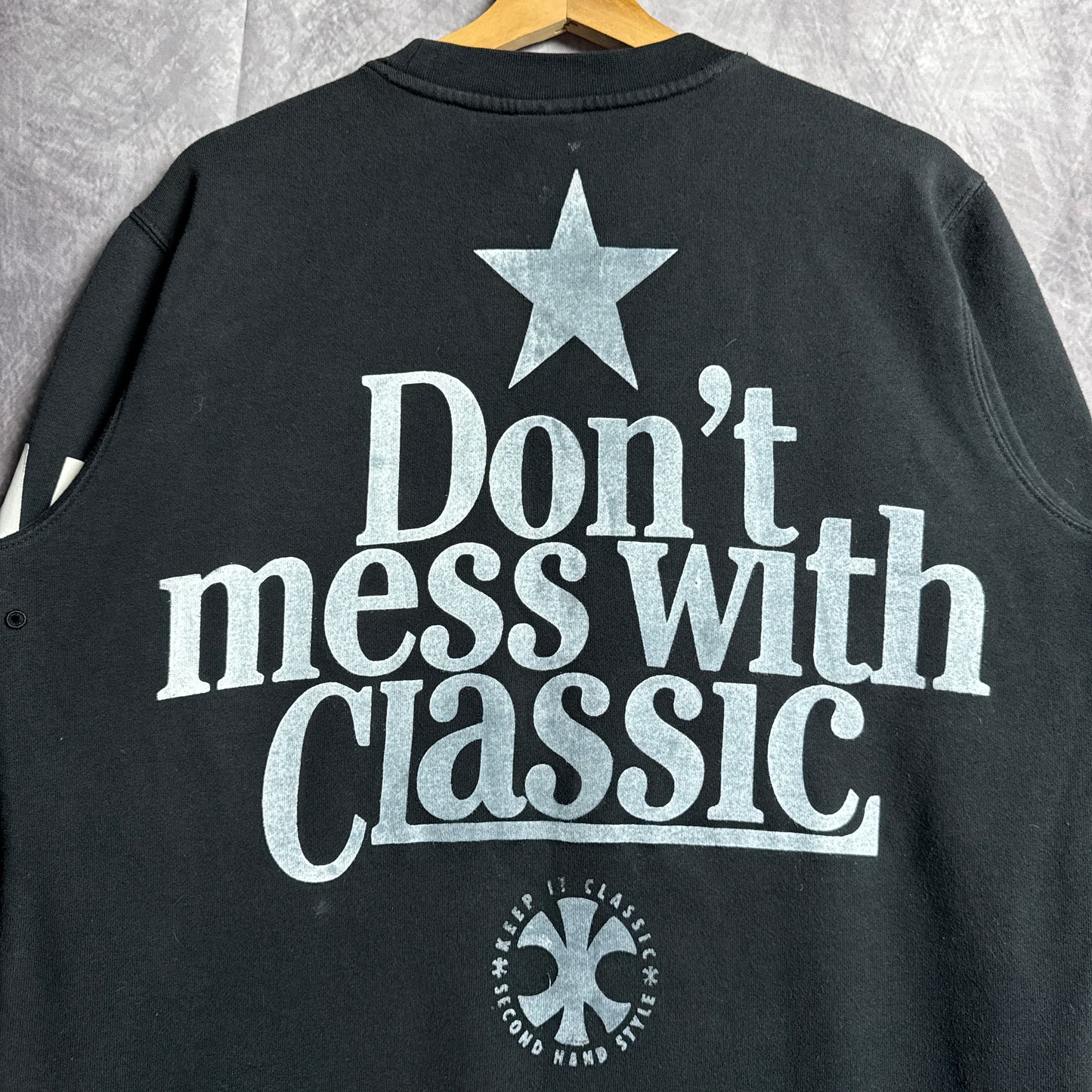 Black Don’t Mess With Classic Texas Longhorns Crewneck Sweatshirt 4399