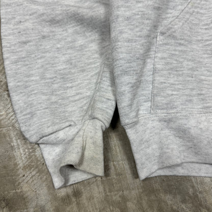 90s Light Gray Lee Blank Essential Zip Up Hoodie MT AU52