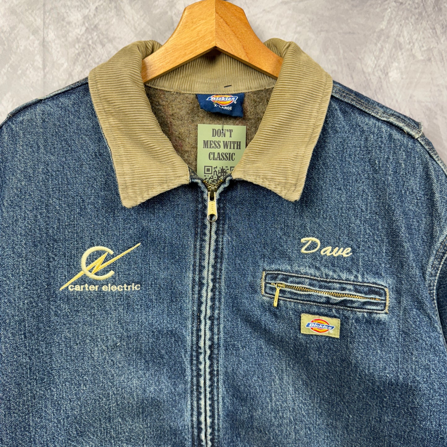 90s Dickies Denim Detroit Jacket 4047