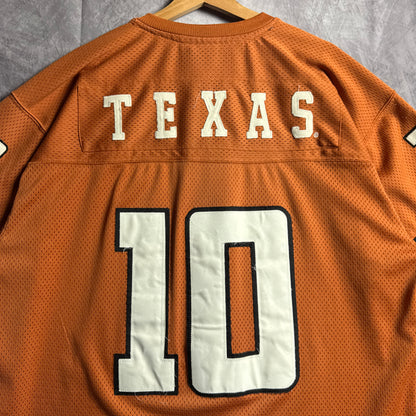 00s Orange Texas Longhorns Vince Young #10 Jersey 4576