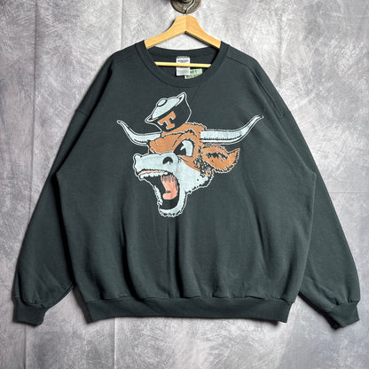 Black Don’t Mess With Classic Texas Longhorns Crewneck Sweatshirt 4398