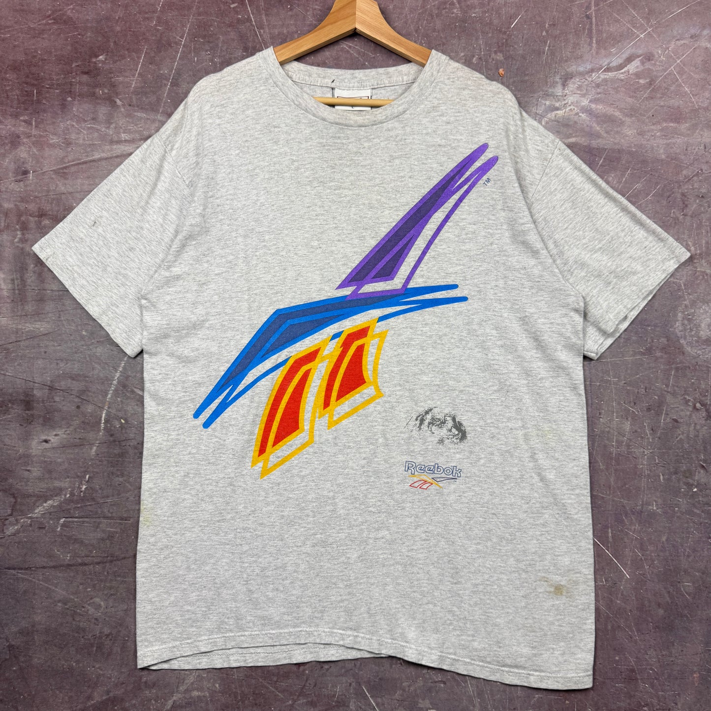 90s Grey Reebok Shirt 3678