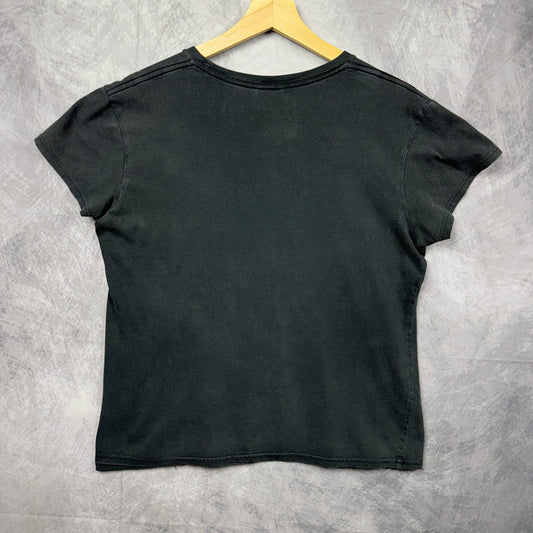 00s Black Cadillac Baby Tee 3871