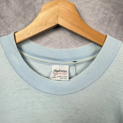 90s Blue Ford Mustang Shirt 3970