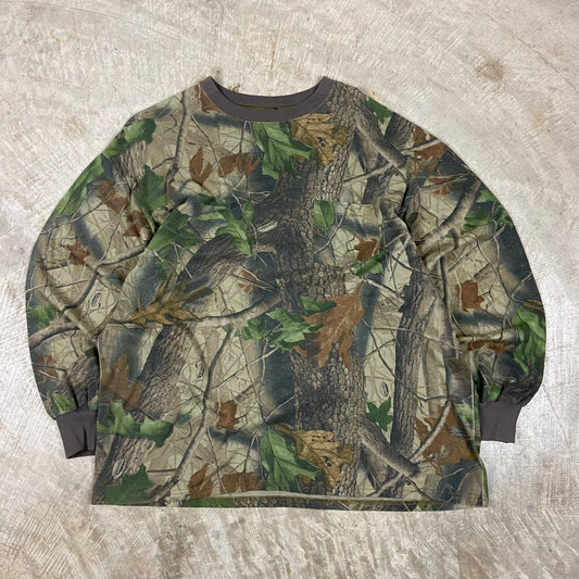 90s Ranger RealTree Camo Essential Long Sleeve Pocket Shirt XXL AC25