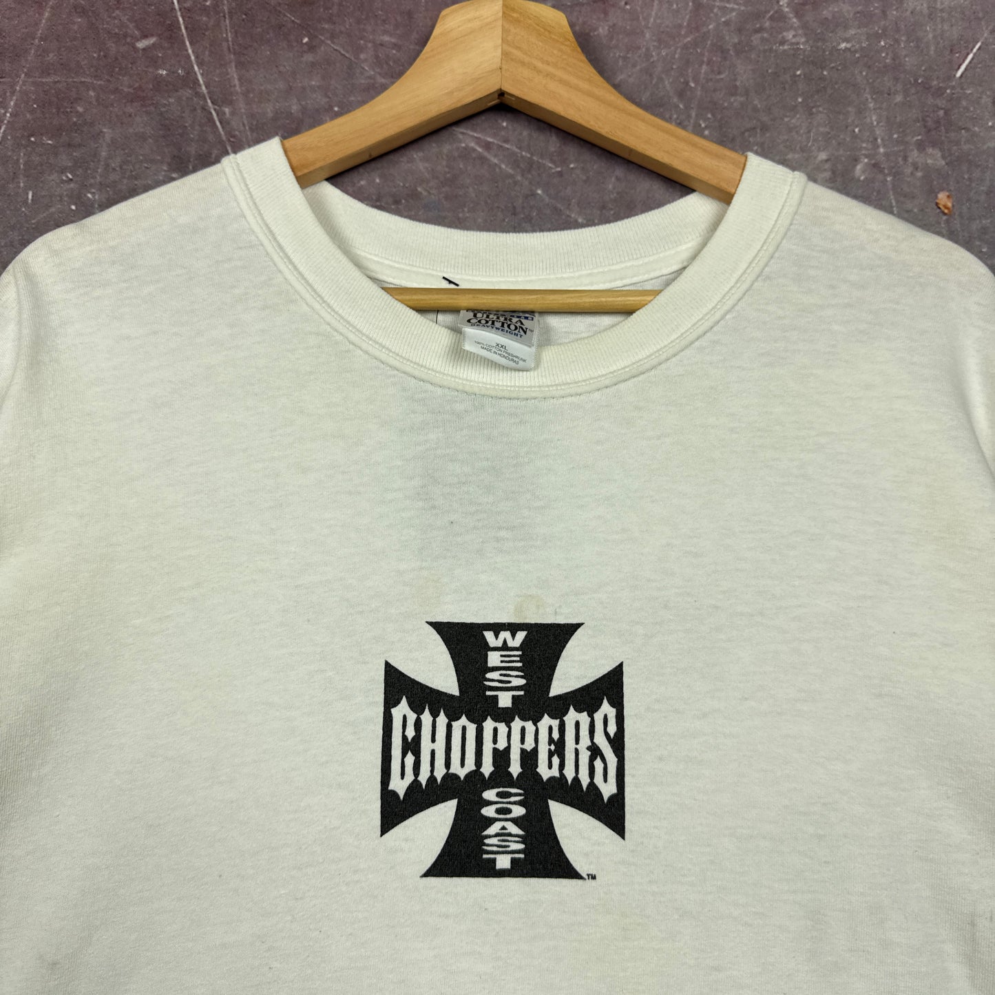 00s White West Coast Choppers Shirt 3122