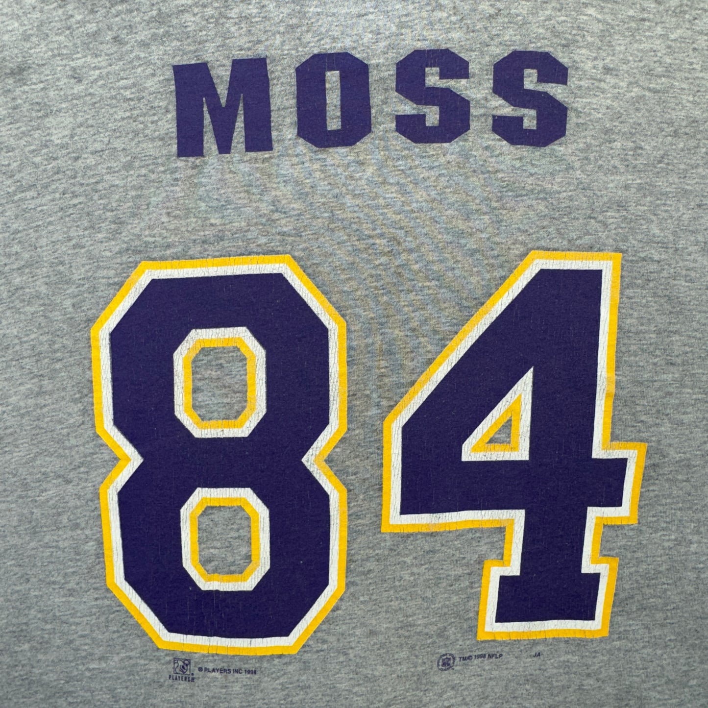 1998 Grey Minnesota Vikings Randy Moss Shirt 4160