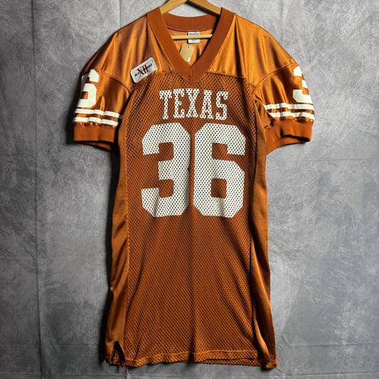 90s Orange Texas Longhorns Reebok #36 Team Issue Football Jersey 4573