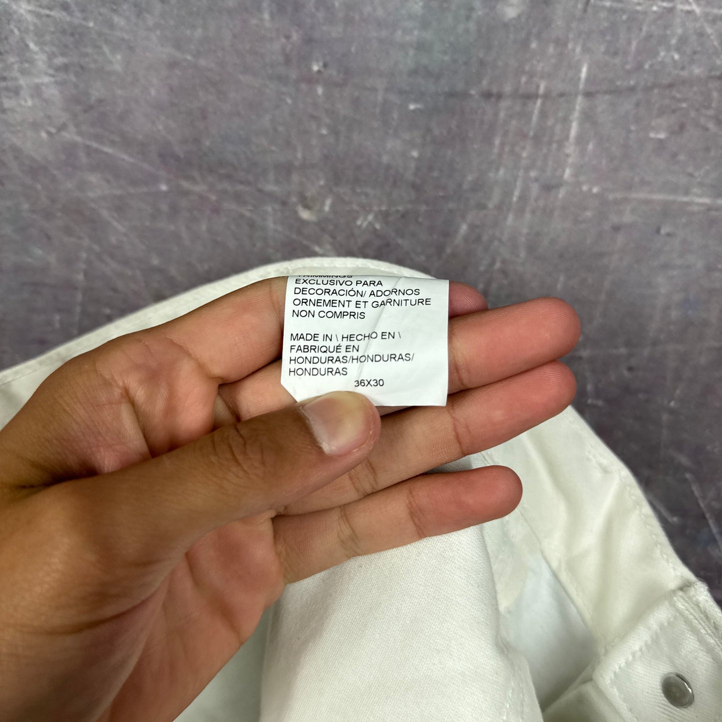 Early 00s White Dickies Painter Baggy Carpenter Work Shorts 35x11 AY18