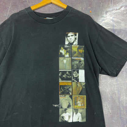 1999 Faded Black John Mellencamp Album Cover Rural Electrification Tour Graphic Shirt L 1095