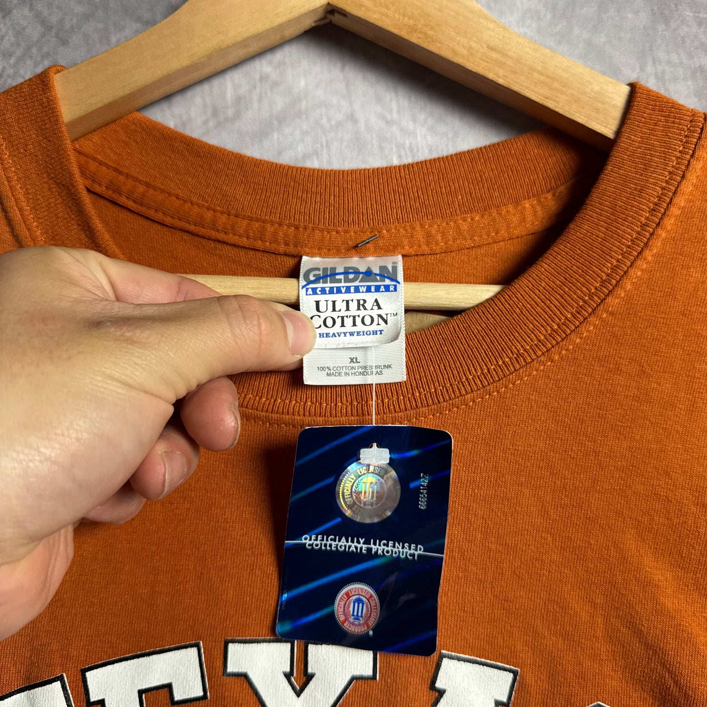 2005 Orange Texas Longhorns Rose Bowl Shirt 4493