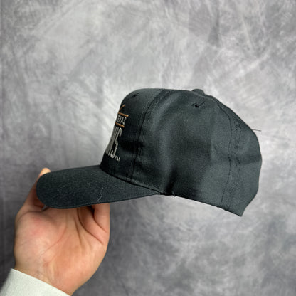 90s Black Texas Longhorns Snapback Hat 4636