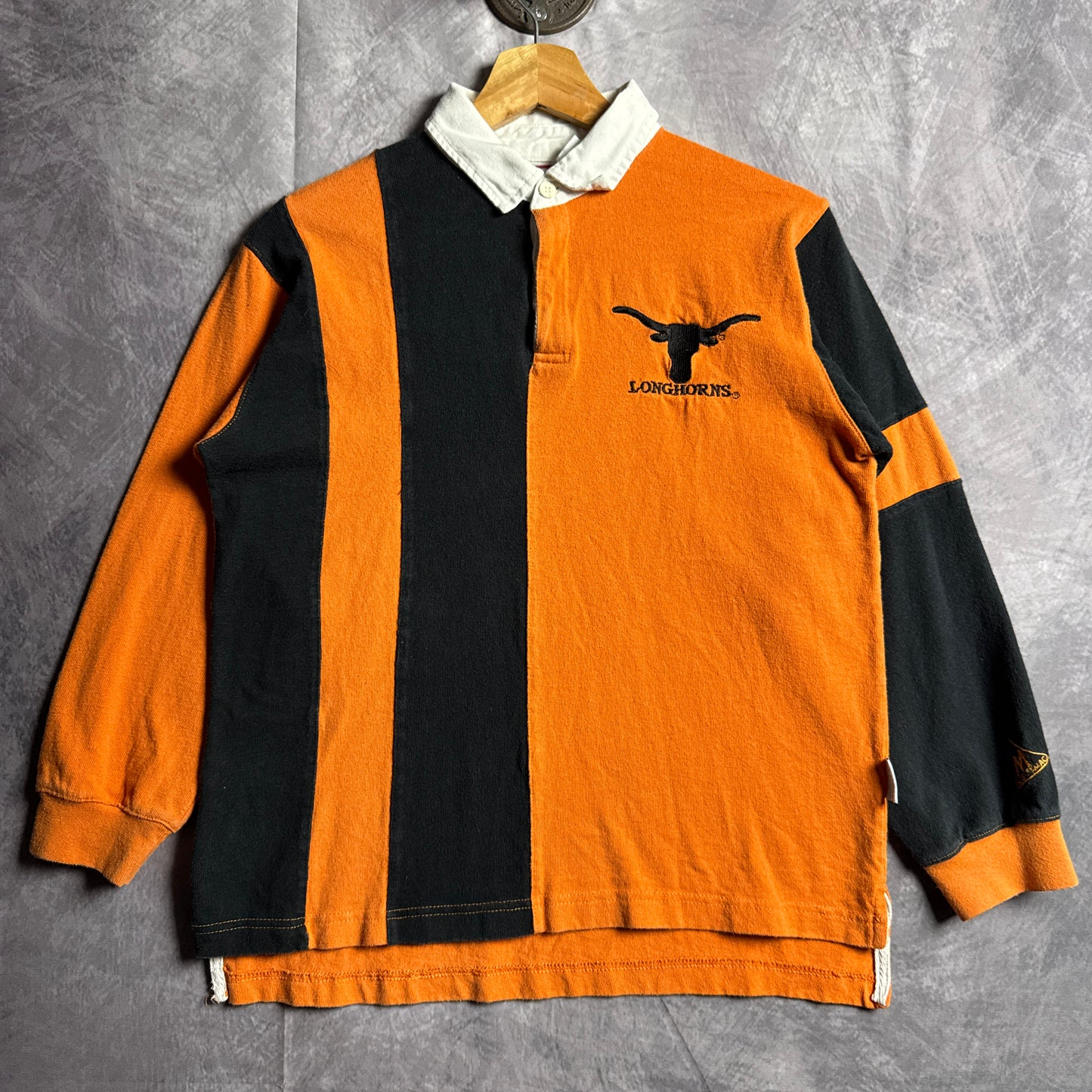 90s Multi Color Texas Longhorns Rugby Shirt 4503