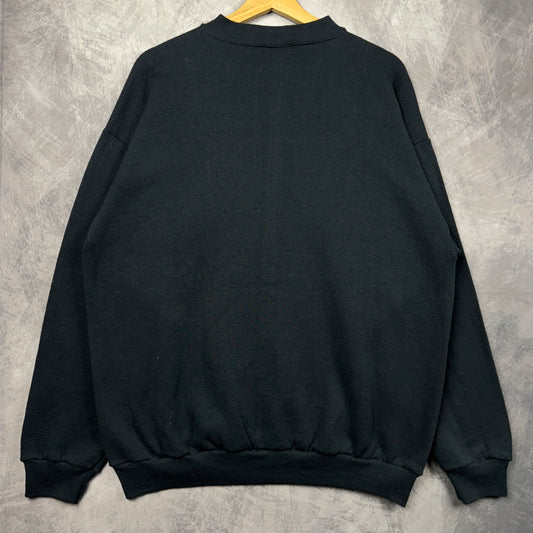 90s Black Texas Longhorns Crewneck Sweatshirt 4390