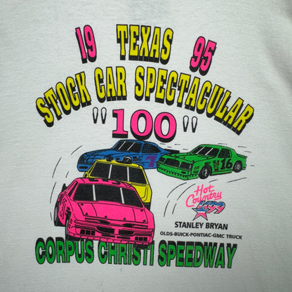 1995 White Corpus Christi Speedway Shirt 3958