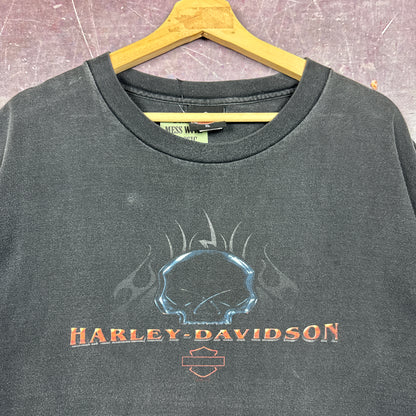 00s Faded Black Harley Davidson Shirt 3152
