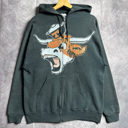 Black Don’t Mess With Classic Texas Longhorns Zip Hoodie 4413
