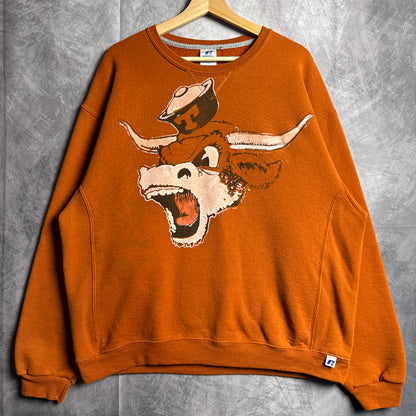 Orange Don’t Mess With Classic Texas Longhorns Crewneck Sweatshirt 4403