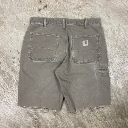 Early 00s Navy Blue Carhartt Baggy Carpenter Work Shorts 30x10 BA83