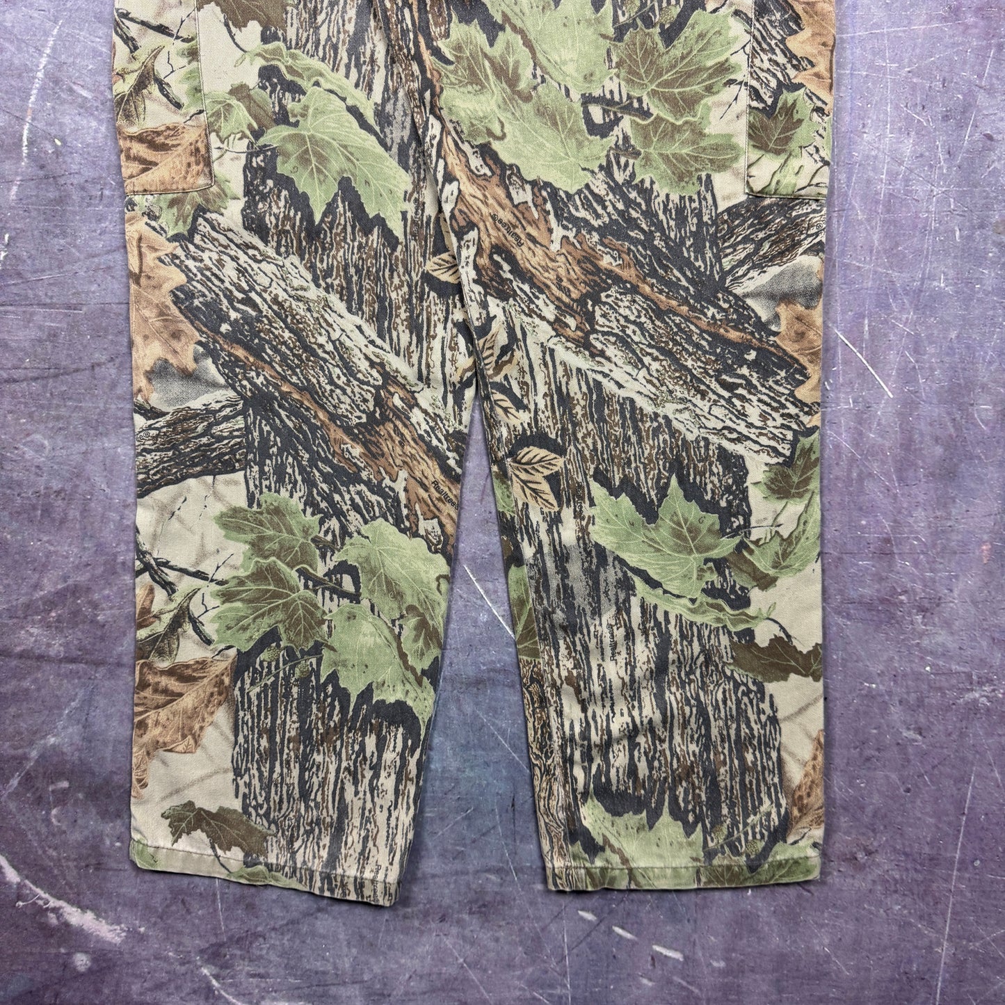 90s RealTree Camo Ranger Baggy Cargo Pants 37x31 2035