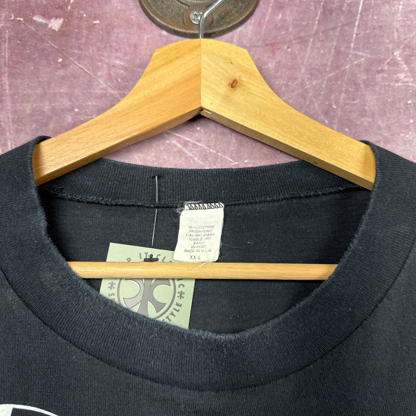 90s Black Indiana Racing Shirt 3837