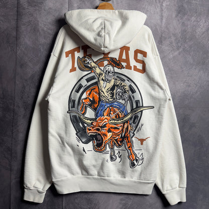 White Texas Longhorns Warren Lotus Hoodie 4464