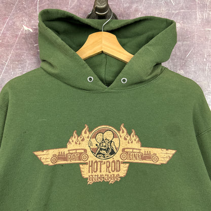 00s Green Rat Fink Hoodie 3067