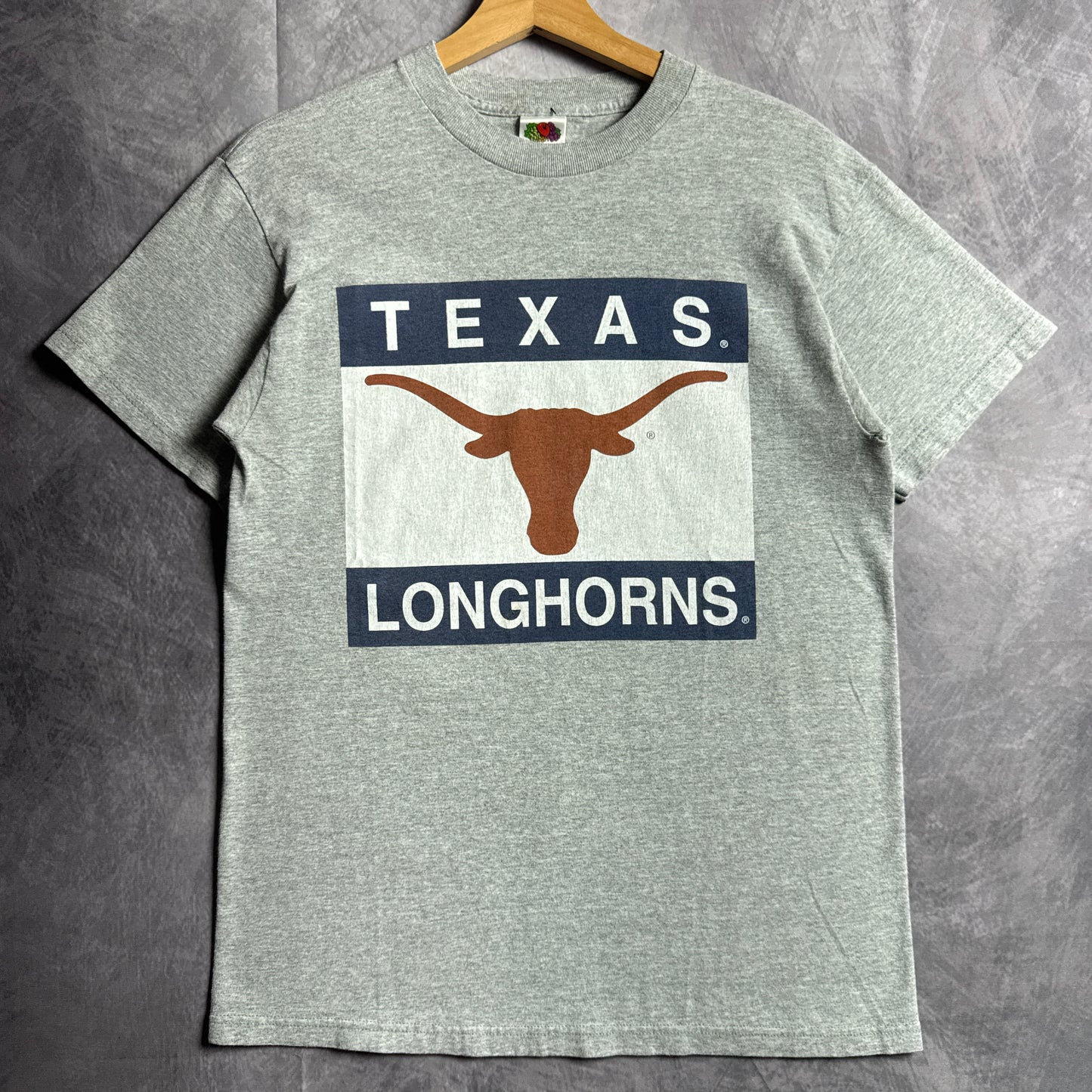 00s Grey Texas Longhorns Tommy Flag Shirt 4532