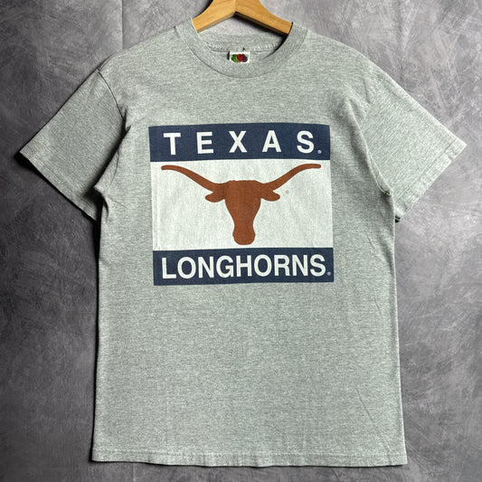 00s Grey Texas Longhorns Tommy Flag Shirt 4532
