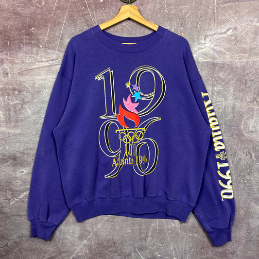 1996 Purple Atlanta Olympics Sweatshirt 3378