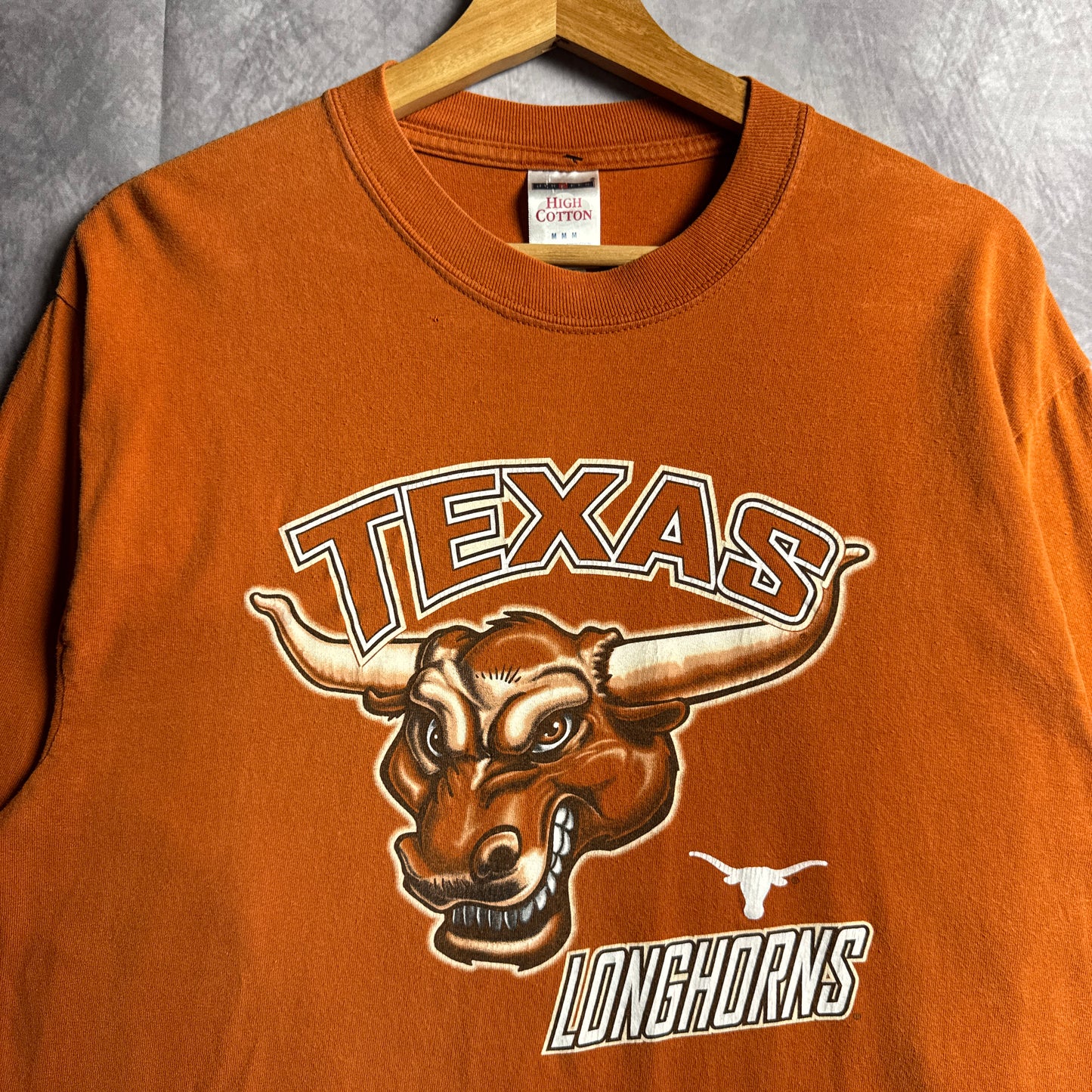 00s Orange Texas Longhorns Long Sleeve Shirt 4517