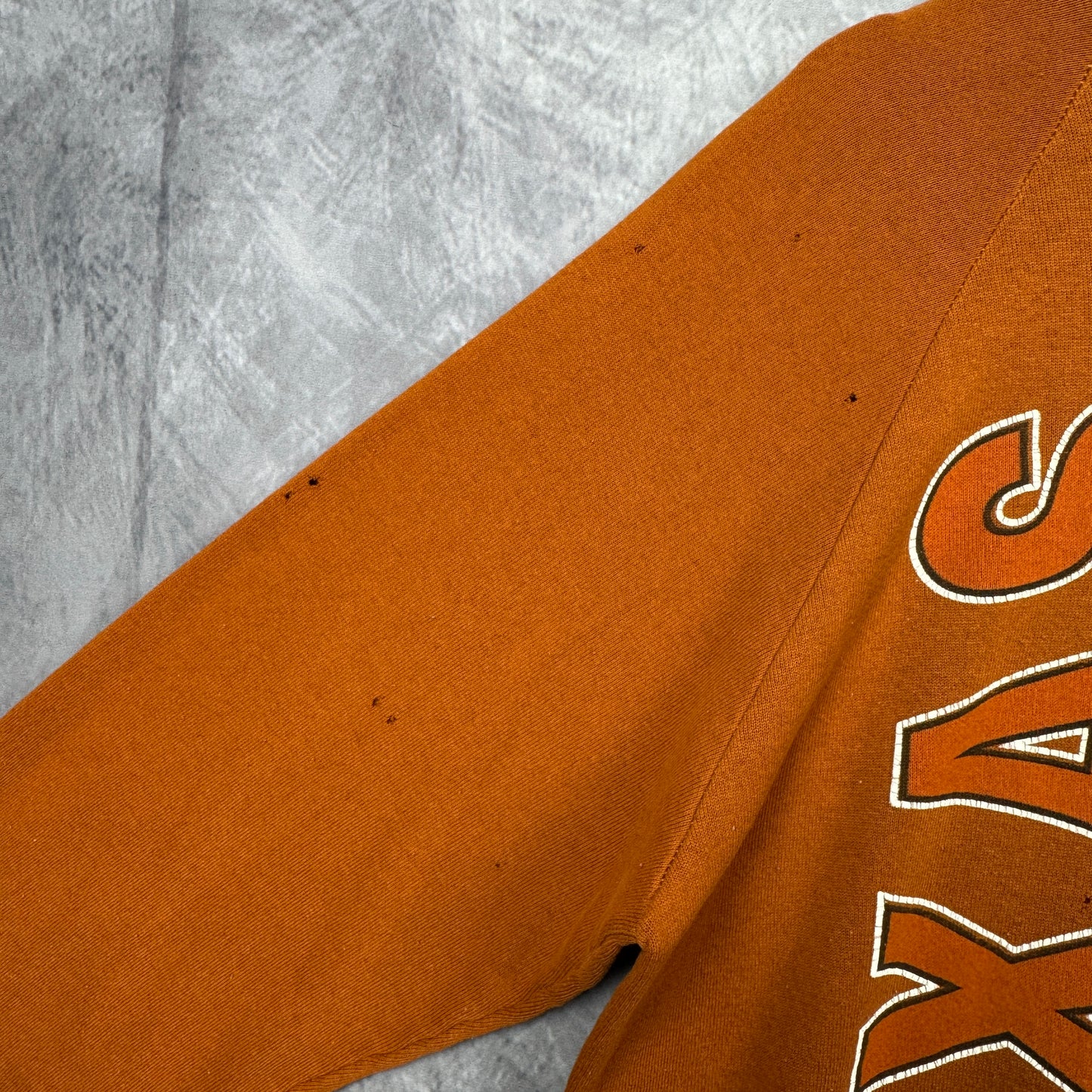 70s Orange Texas Longhorns Crewneck Sweatshirt 4379