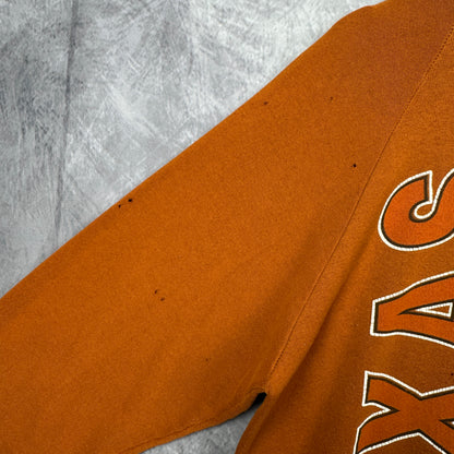 70s Orange Texas Longhorns Crewneck Sweatshirt 4379