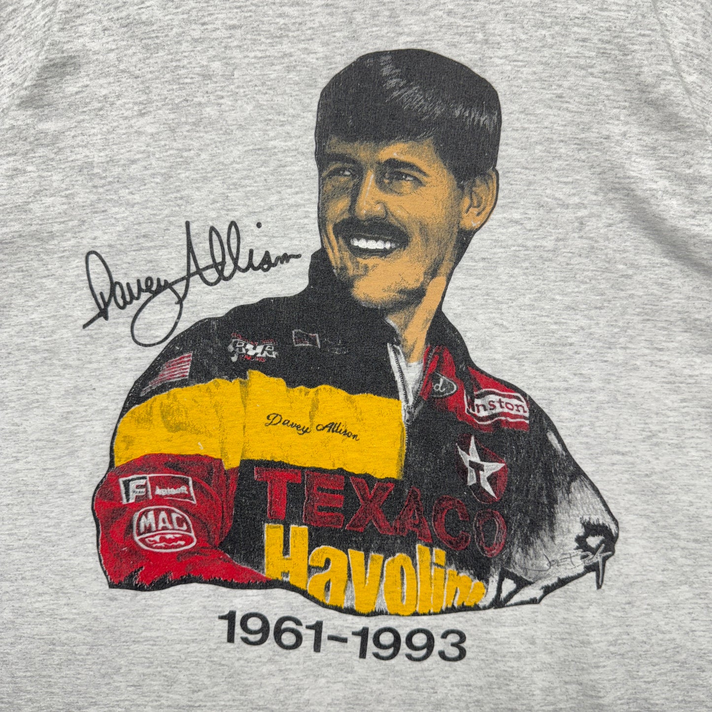 90s Grey Davey Allison Shirt 3878