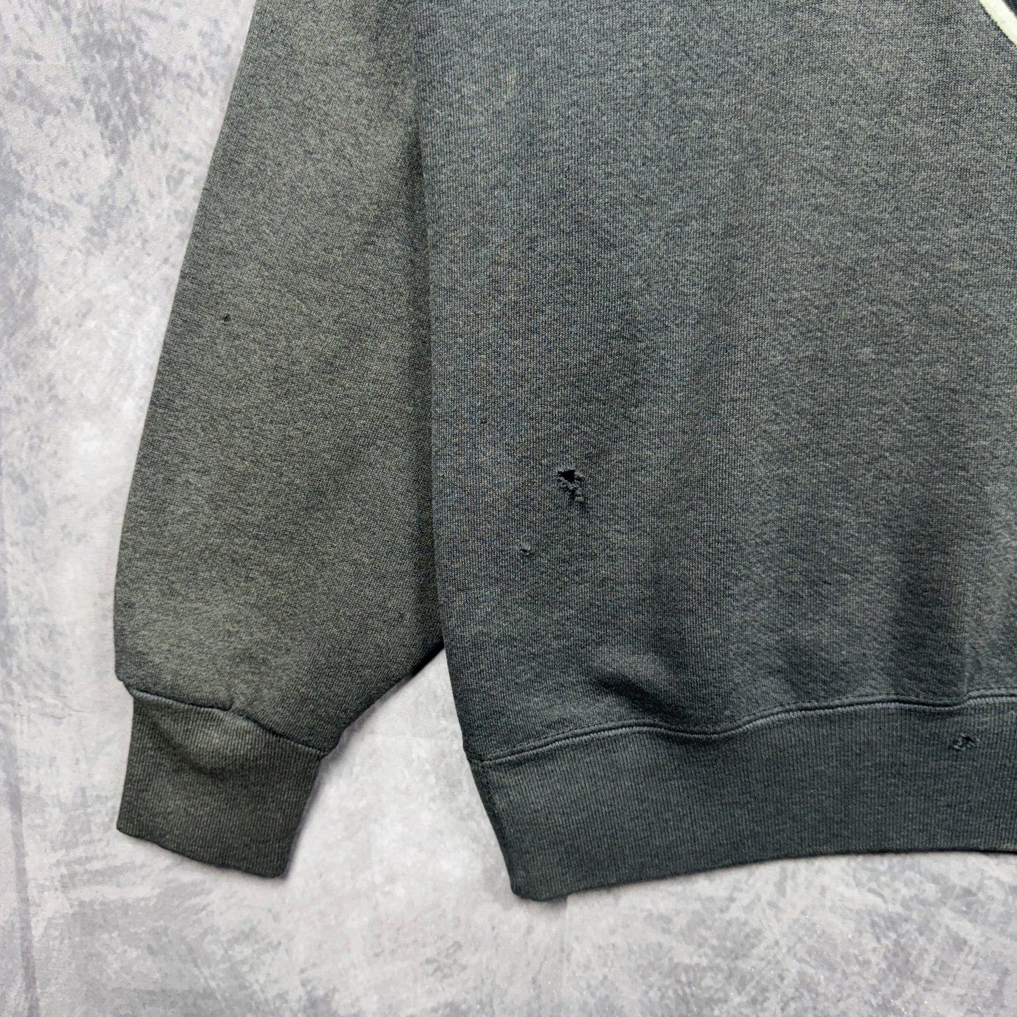 90s Faded Black Los Angeles Raiders Crewneck Sweatshirt 4100
