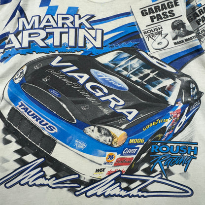 00s White Viagra Nascar Shirt 4074