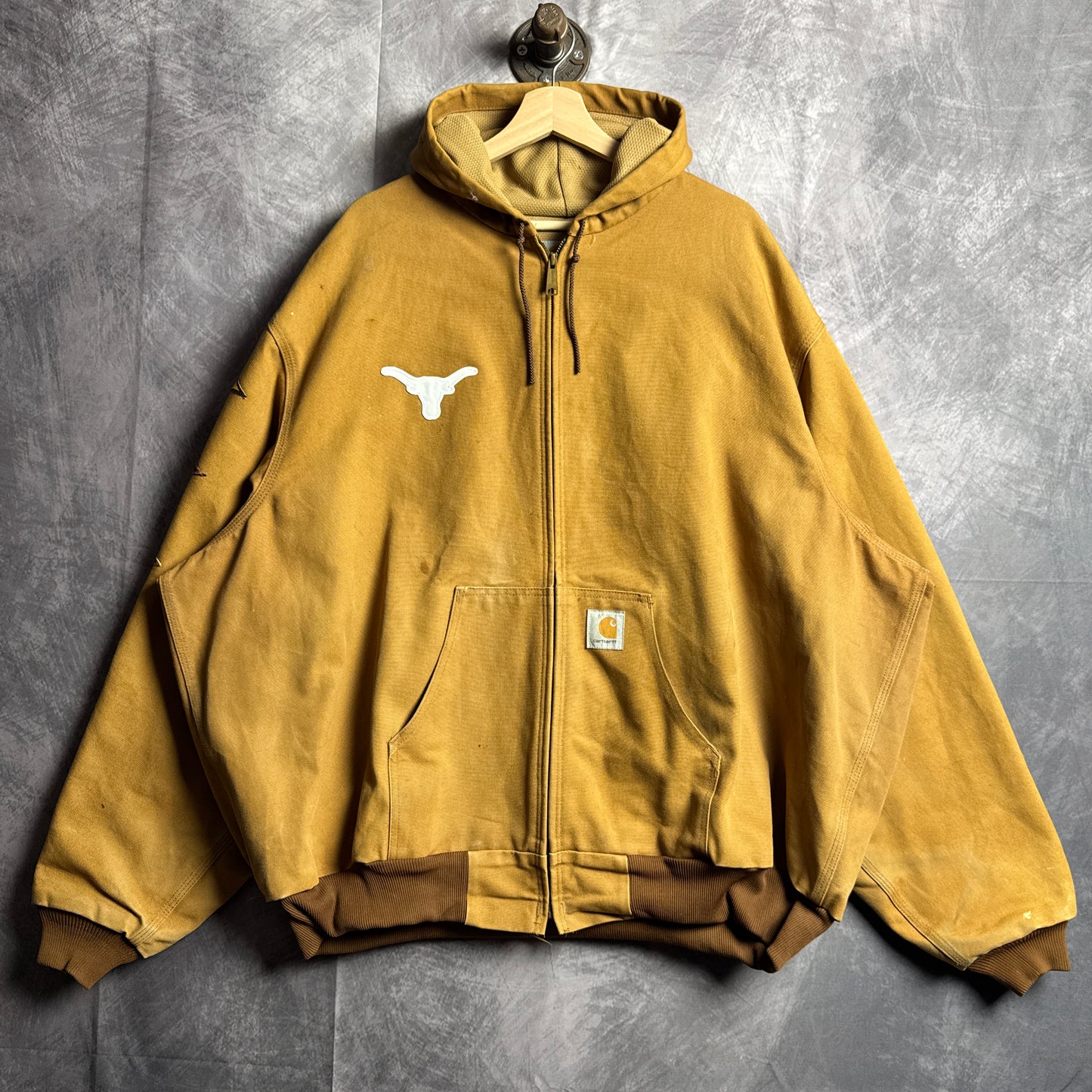 90s Tan Brown Texas Longhorns Carhartt Active Jacket 4447