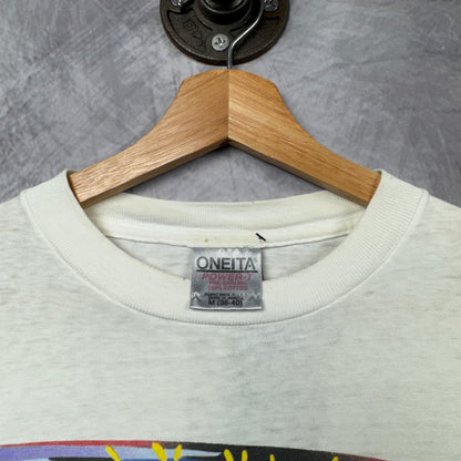 90s White Randy Owens Marlboro Ferrari Shirt 3935